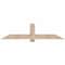 Ekena Millwork Eugene Smooth Timber Gable Bracket, Douglas Fir, 72"W x 18"H x 5 1/2"D x 5 1/2"F, 6/12 Pitch GBW072X18X0606EUG00SDF - alternate 1